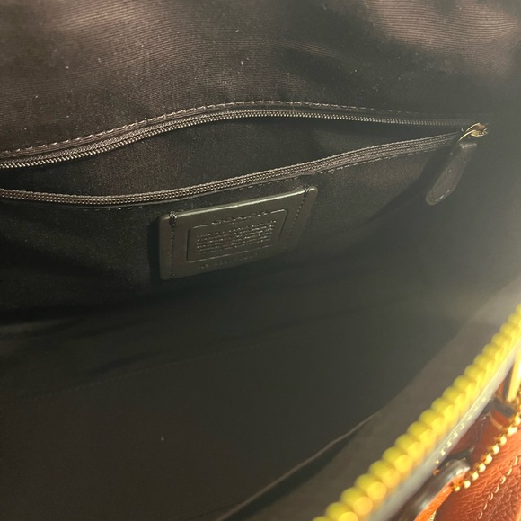 COACH Millie Satchel In Colorblock Signature Canvas - Picture 6 of 7